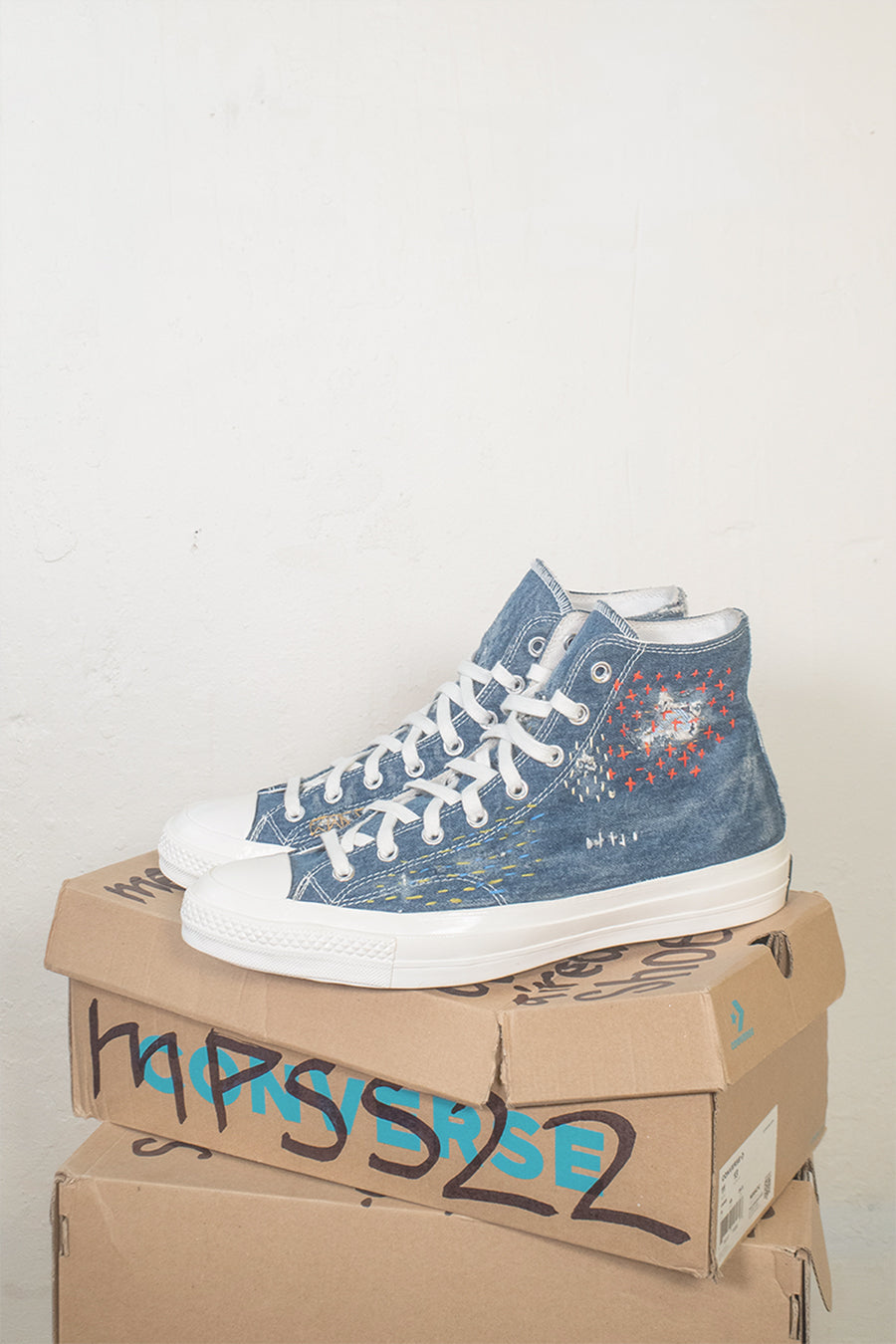 Repaired Denim Chuck Taylor