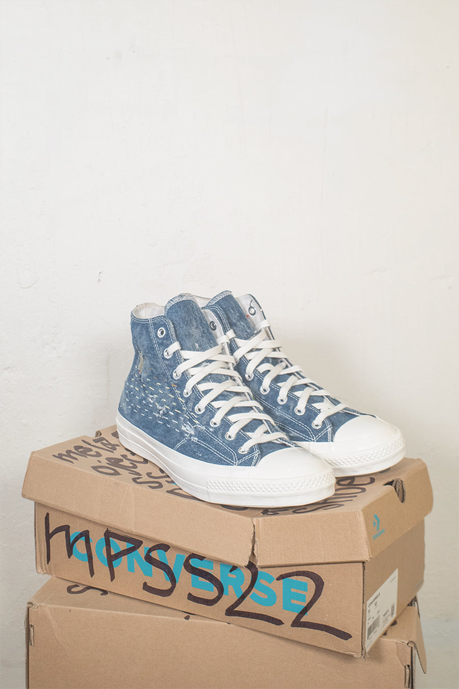 Repaired Denim Chuck Taylor