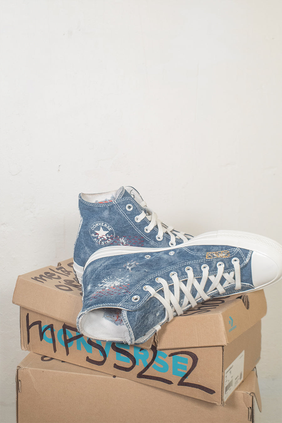 Repaired Denim Chuck Taylor