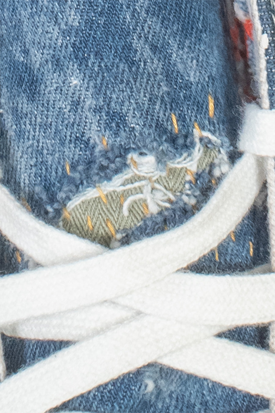 Repaired Denim Chuck Taylor